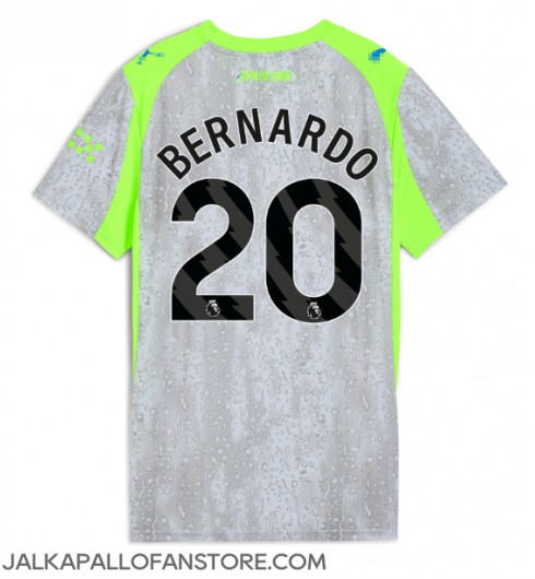 Manchester City Bernardo Silva #20 Kolmaspaita Naisten 2025-26 Lyhythihainen Manchester City Bernardo Silva #20 Kolmaspaita Naisten 2025-26 Lyhythihainen